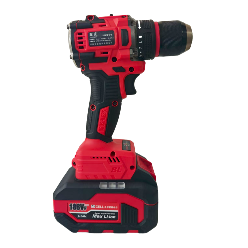 联岚工业级充电式10mm锂电手电钻电动起子手枪钻/套高清大图