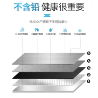 科勒水槽304不锈钢手工加厚厨房洗碗池洗菜盆家用台下式厨盆97830