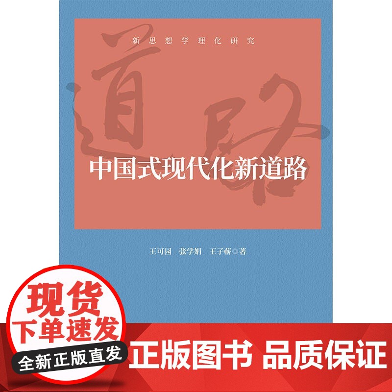 中国式现代化新道路 王可园等 著 政治高清大图