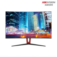 海康威视 D50F32C 32英寸1080P高清曲面屏窄边框低功耗监控显示器