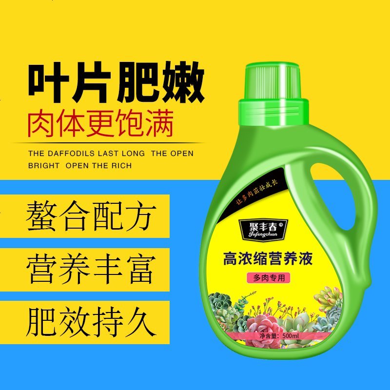 防徒长塑性增色盆栽多肉液体肥料植物营养液