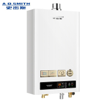 AO史密斯(A.O.Smith)燃气热水器13升JSQ26-S1家用恒温强排式 趋势新品自营 天燃气灰色 不锈钢换热器