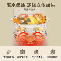 小熊(Bear)电炖锅陶瓷电炖盅隔水炖煲汤锅bb煲煲粥锅燕窝炖盅苏宁自营 DDZ-C10V1