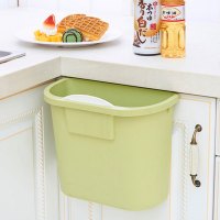 家用清洁工具厨房壁挂式垃圾桶加厚塑料橱柜垃圾筒无盖可挂式收纳桶创意简约生活日用清洁用品