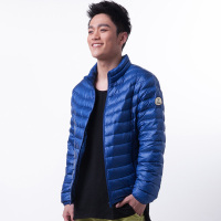 yaloo/雅鹿新款轻薄款修身轻型短款羽绒服男装保暖运动外套潮