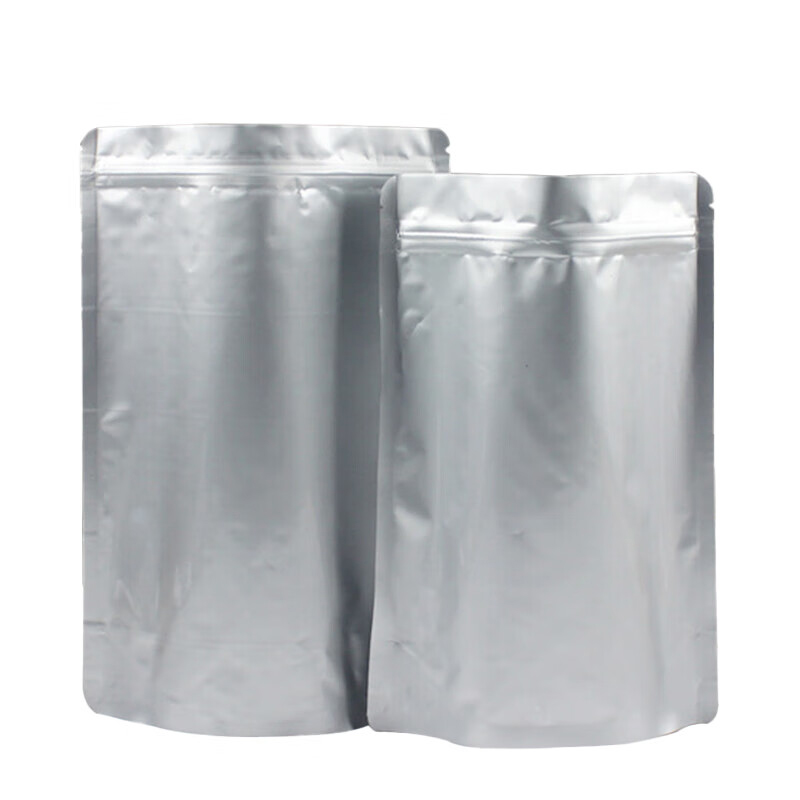 酷博睿 铝箔自立式自封袋 H-45 AL+PET+CPP 14*19+4 50个 1包高清大图