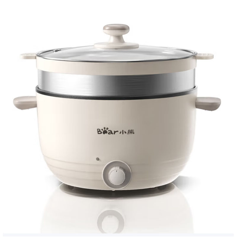 小熊(Bear)DRG-C30N5 电煮锅 电火锅 电蒸锅 电炒锅 3升家用多功能一体电热锅3L