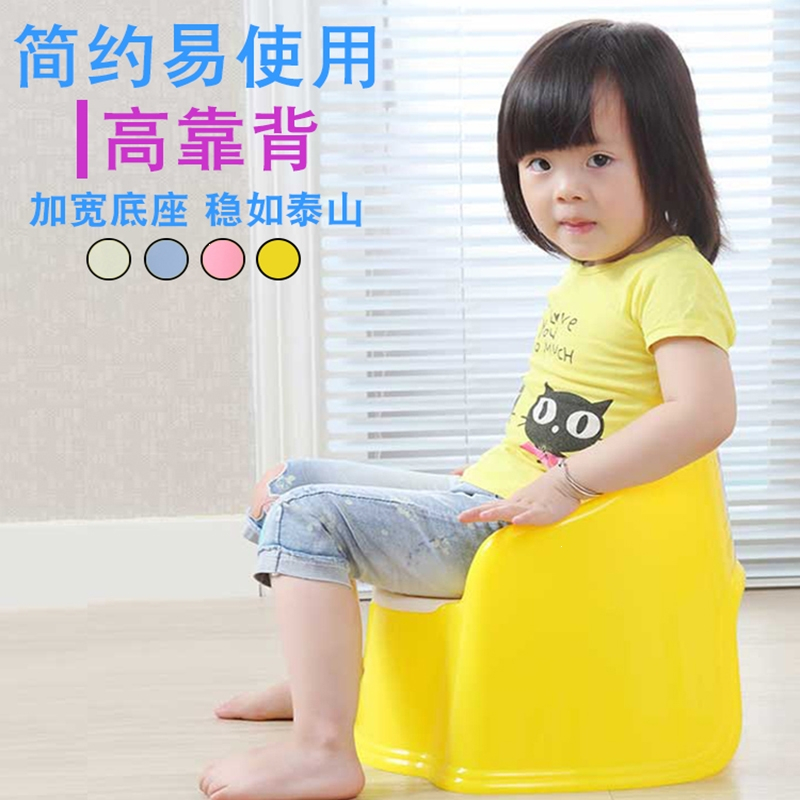 魅扣儿童坐便器宝宝尿盆幼儿男女大号便盆座便器婴儿小马桶小孩坐便凳_小号蓝色