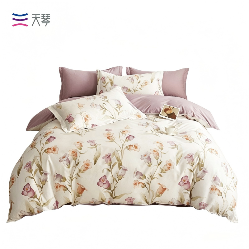 天琴 风铃梦影-铂金纯棉套件TQ-T173床单230*250cm被罩200*230cm枕套48*74cm*2(单位:套)