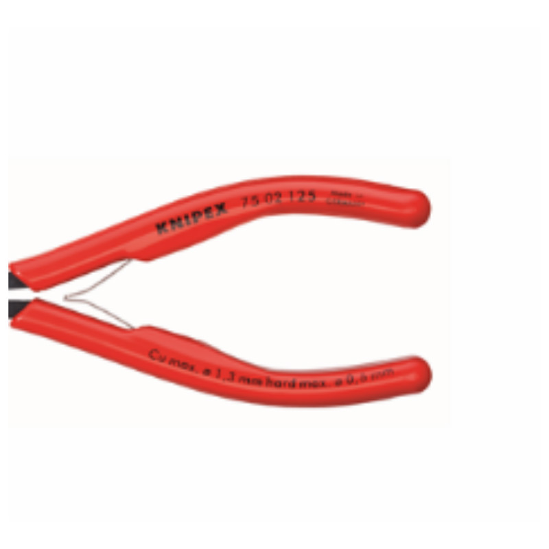 凯尼派克 KNIPEX 75 02 125125mm 电子斜口钳(磨光头部 塑料套柄)