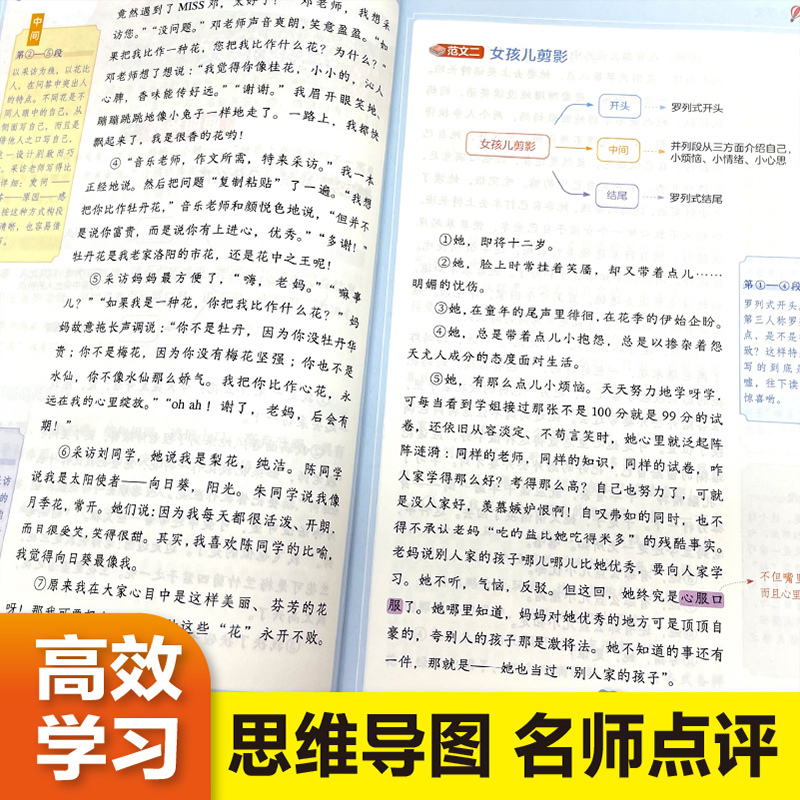 [全套2本]三绝作文 (素材篇+技法篇 赠扩句法) [正版]2024新版三绝作文素材篇+技法篇全2册送扩句法 写作文通用
