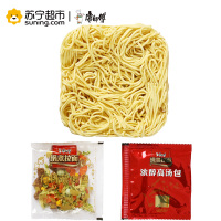 康师傅 锅煮拉面原汁牛肉面 五连包袋装泡面