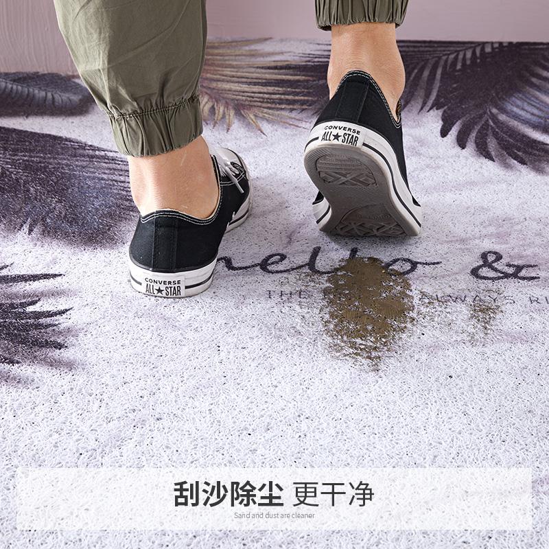 美帮汇中式进丝圈地垫玄关可裁剪脚垫喜庆福字垫家用入户地毯高清大图