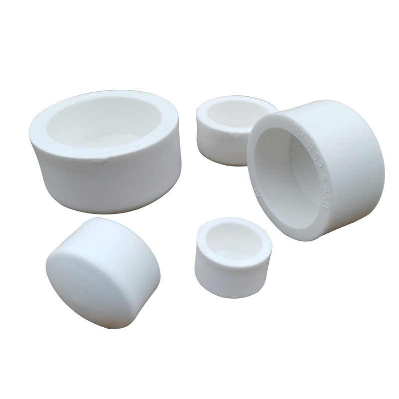 ppr堵盖 堵帽 热熔管堵头 管帽管堵管盖加厚配件 一个 dn25
