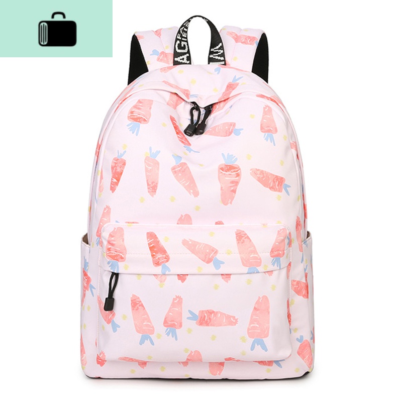 书包女ins风韩版森系初中生双肩少女中大学生简约小清新高中背包NEW LAKE女士双肩包高清大图