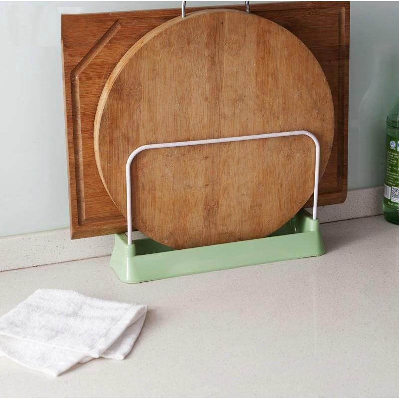 厨房用品砧板架子案板架菜板架沥水置物架抹布百洁布切菜板收纳架