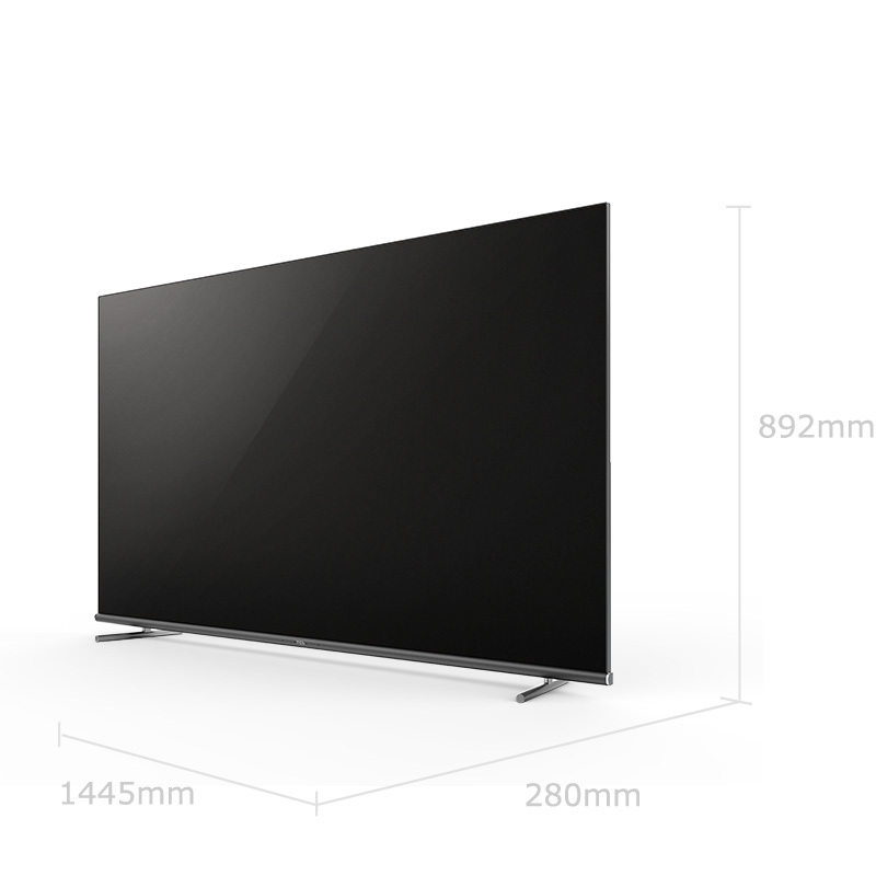 TCL 65Q6 65英寸液晶平板电视机 4k超高清 超薄 全面屏 人工智能 智慧屏 12米声控 37核处理器 社交电视