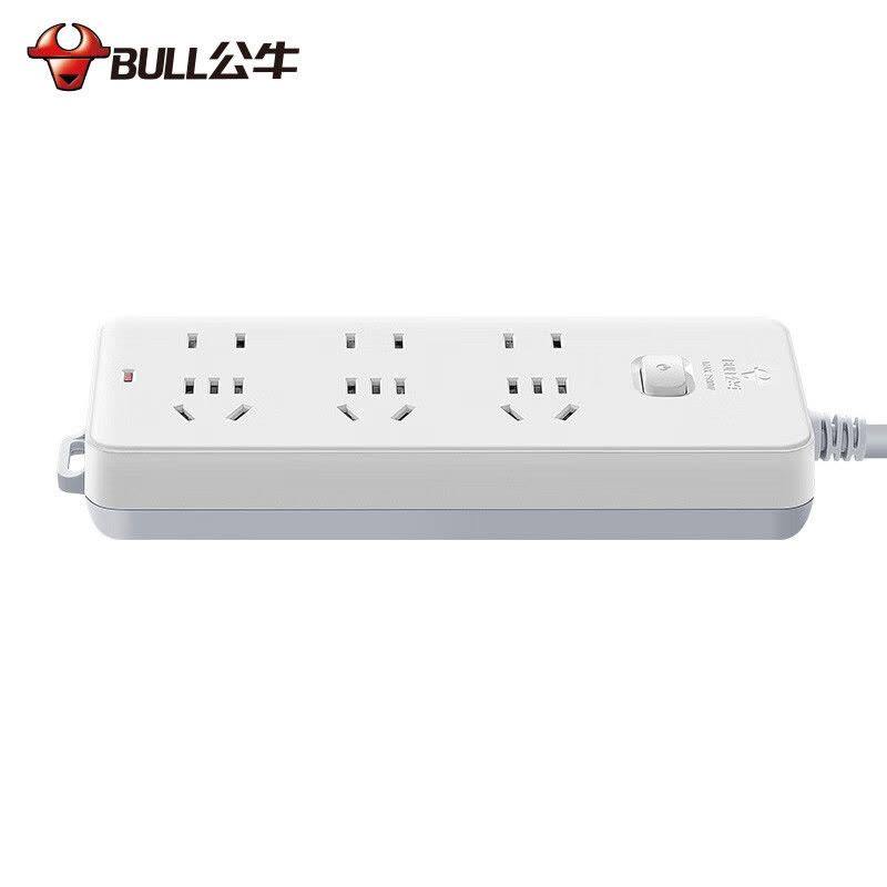 公牛(BULL)新国标插座/插线板/ 接线板/拖线板 GN-402 6位总控全长5米图片