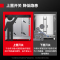 德玛仕DEMASHI三门蒸饭柜商用 学校企业酒店食堂定时蒸包蒸饭机蒸饭车36盘智能定时款KZ-360[380V]