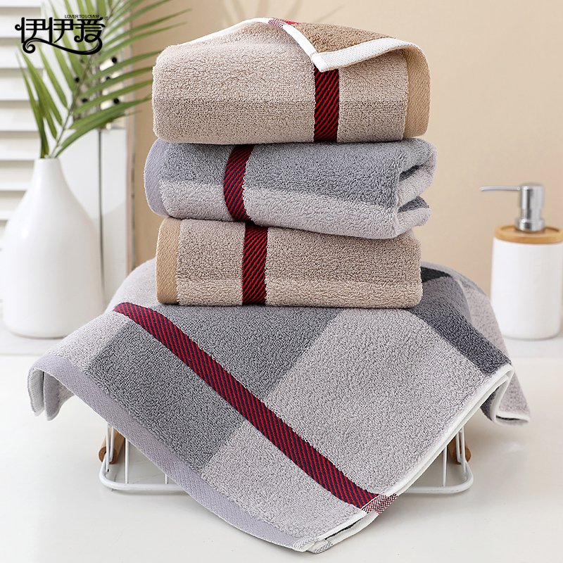 伊伊爱 YBH25272 克罗地亚防螨浴巾 70*140cm 驼色高清大图