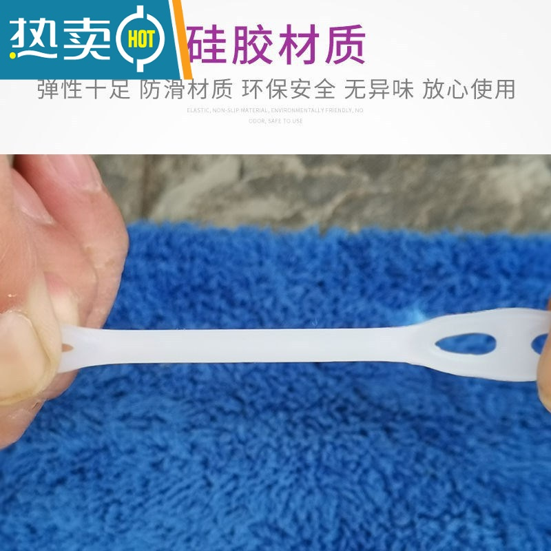 敬平防风衣架卡扣晾衣架防风钩晒衣杆夹子防滑阳台挂钩防落固定器 白色20个装 1个晾衣杆