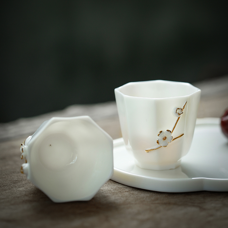 苏氏陶瓷sushi ceramics 非遗大师功夫茶具套装陈德强老师纯手工描金