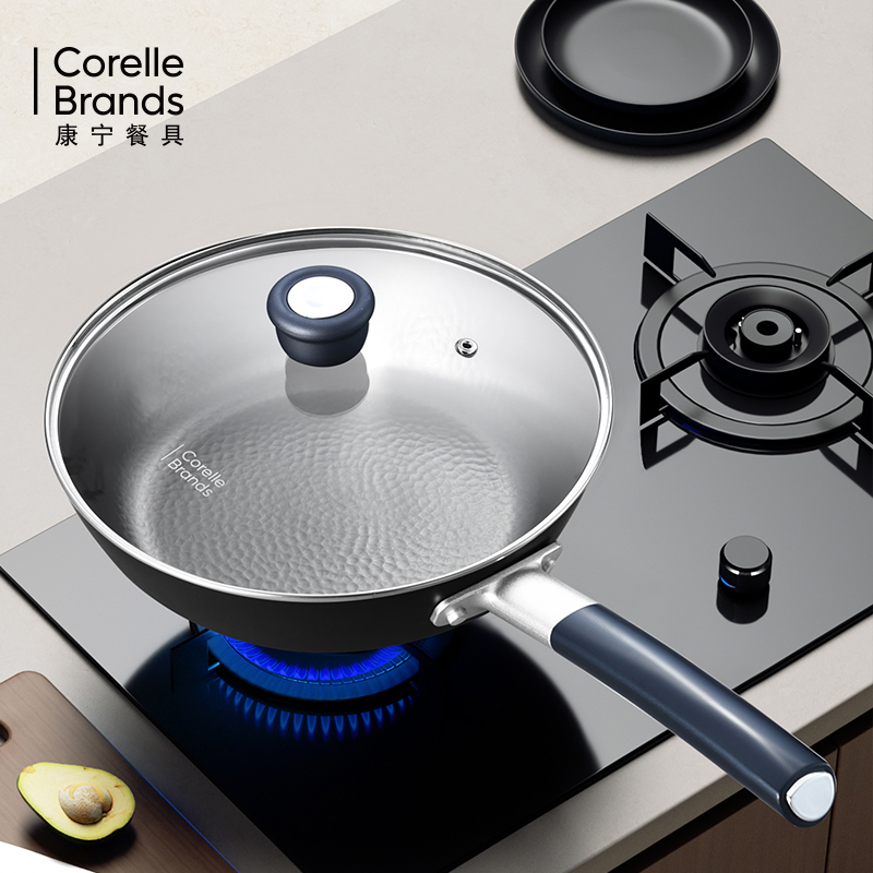 Corelle Brands零涂层锻打煎炒锅 CB-JSG03-SL/KZ(NM)高清大图