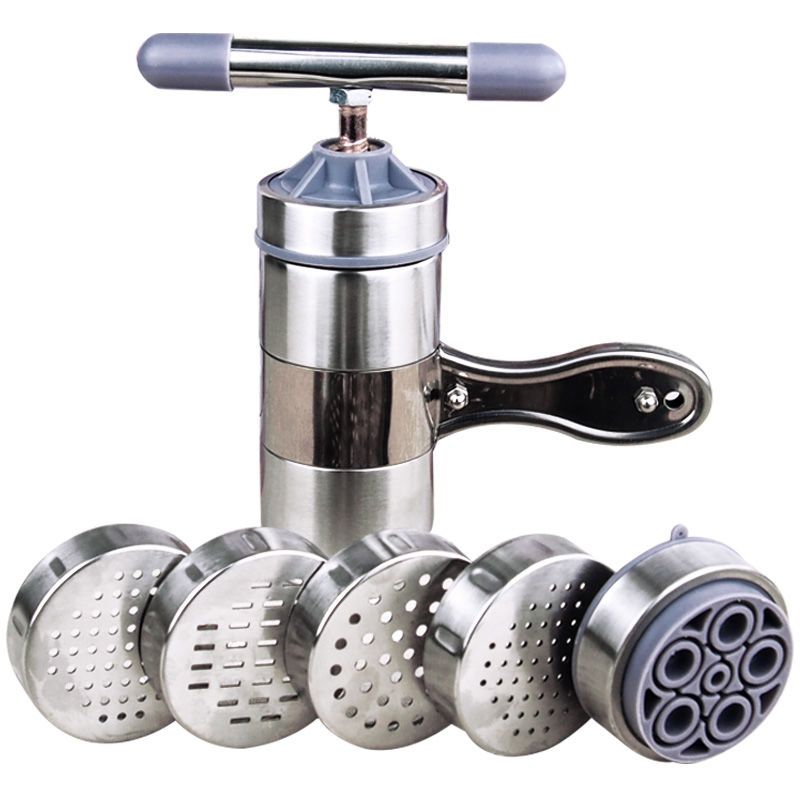 面机立麦家用手动不锈钢压面机莜面窝窝手摇饸饹面条机河捞床子压面器