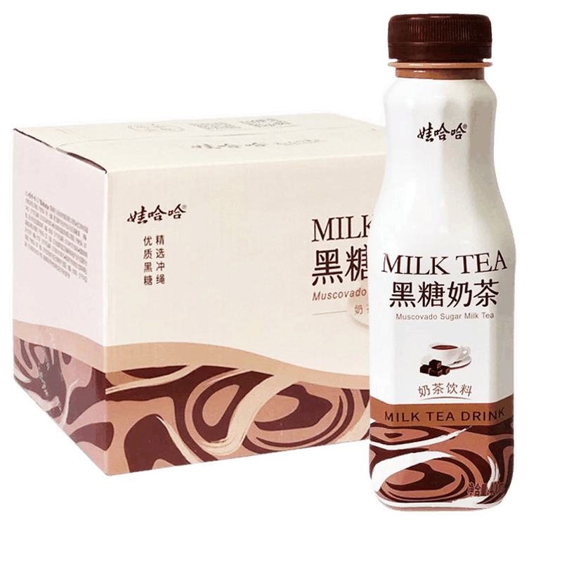 娃哈哈黑糖奶茶饮料400ml网红瓶装适合女孩子夏天喝的茶参数