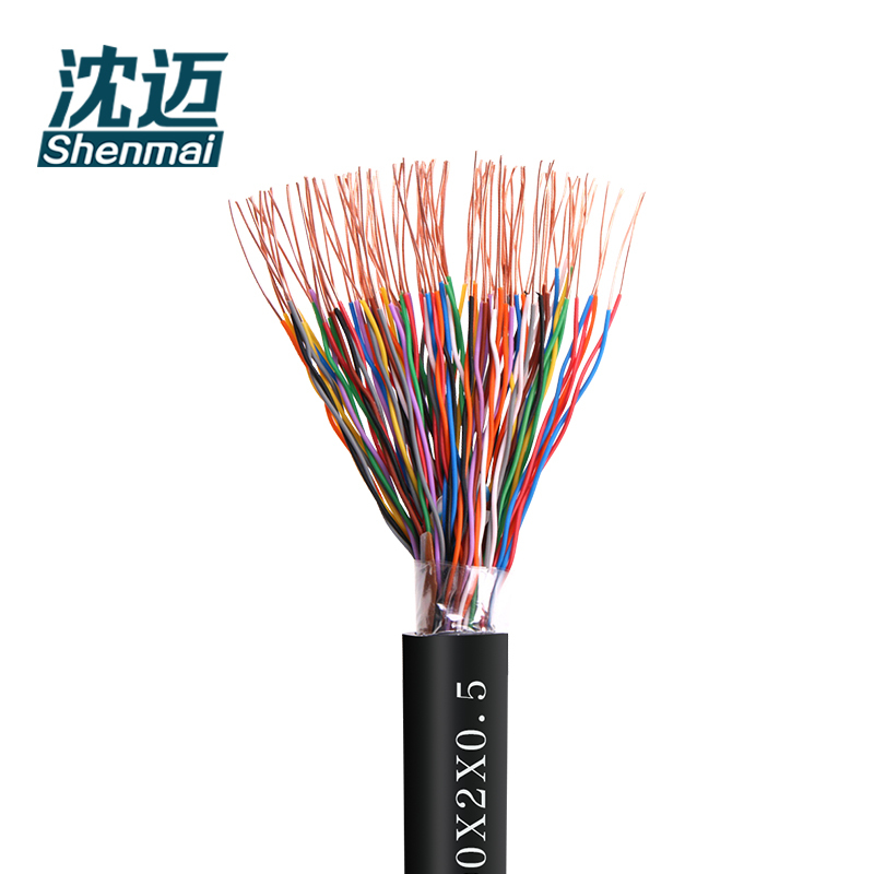 沈迈 室外大对数通信线缆 HYA-100*2*0.5(1米)高清大图