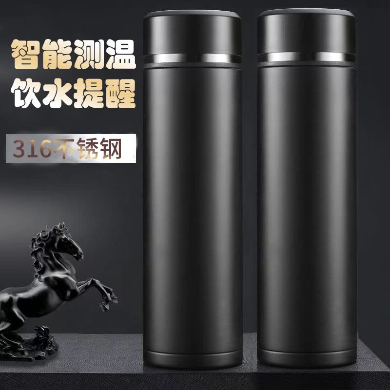 艾逸瑶选 CJ-21066 500ML 雅仕商务温显杯 (计价单位:个) 黑色图片