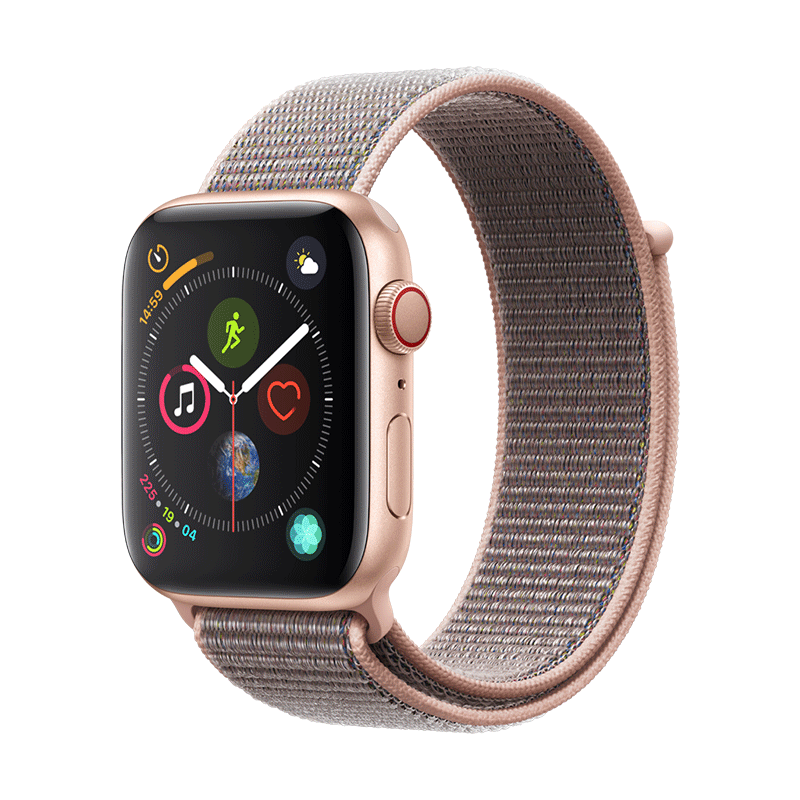 Apple/Apple Watch Series 4s智能心率电话手表 GPS2018新款 40mm 基础版 粉砂色