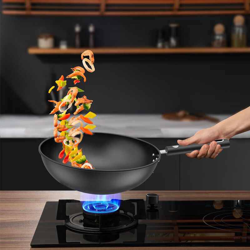 康巴赫 悦己无涂层铁锅32cm LPB-C32YJ高清大图