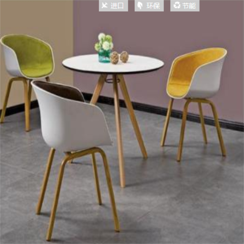 韶优洽谈桌椅1+3休闲接待QTZ-2高清大图