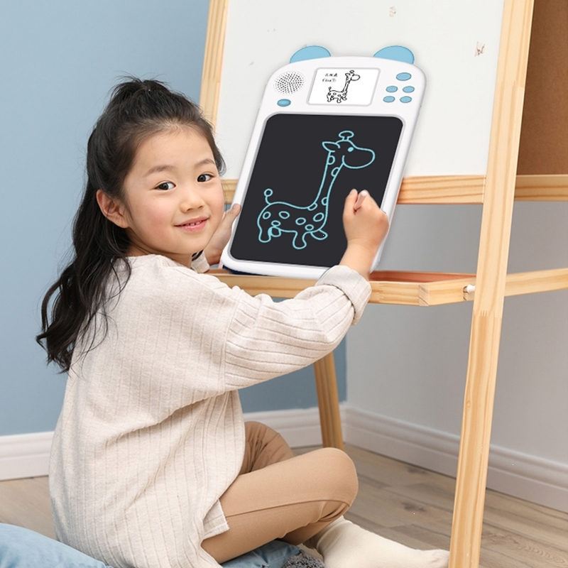 儿童画板液晶手写智扣小黑板宝宝家用幼儿磁性涂鸦绘画画板电子写字板