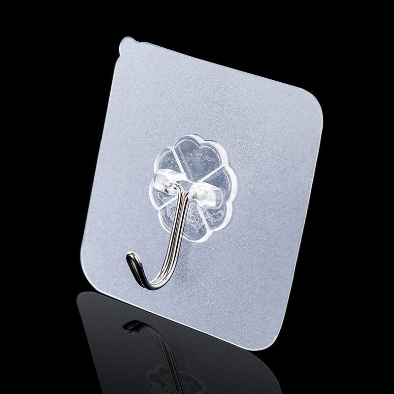 20个装小挂钩强力粘胶钥匙墙壁壁挂藤印象免打孔无痕粘钩挂衣帽架钩子