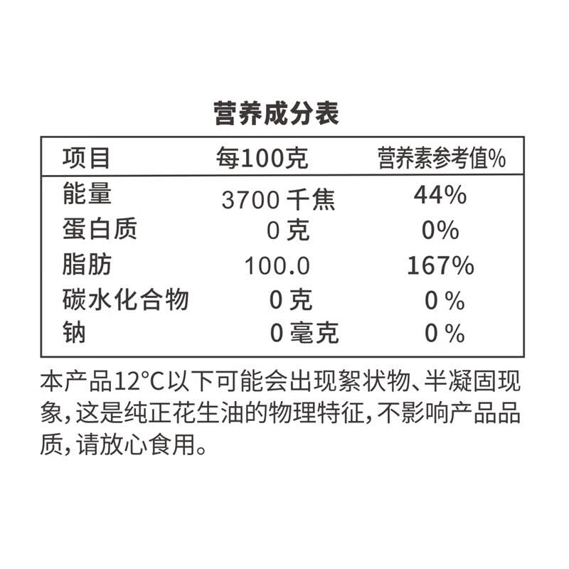 (顺丰发货)新大羌初榨一级花生油5L高清大图