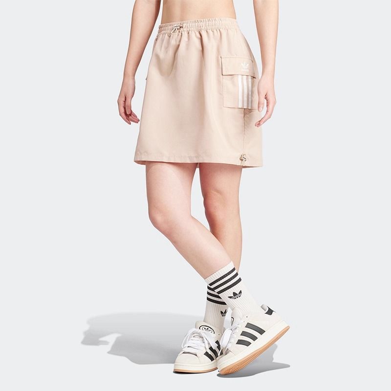 ADIDAS阿迪达斯三叶草裙子运动休闲舒适透气女裙半身裙IX6002 D IX6002 S