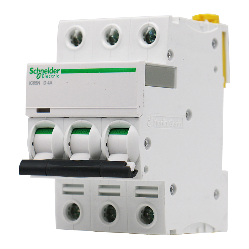 施耐德 断路器 A9F19306 IC65N 6KA 3P D6A电工用品