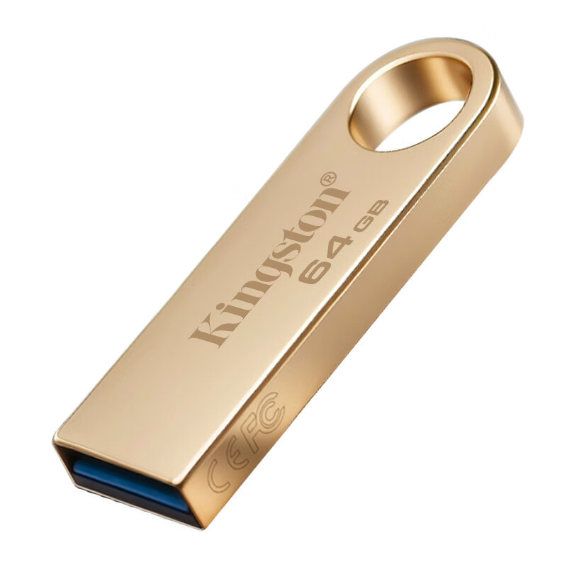 金士顿 512GB USB3.2 Gen 1 U盘 DTSE9G3 金属U盘 读速220MB/s 学习办公投标电脑车载通