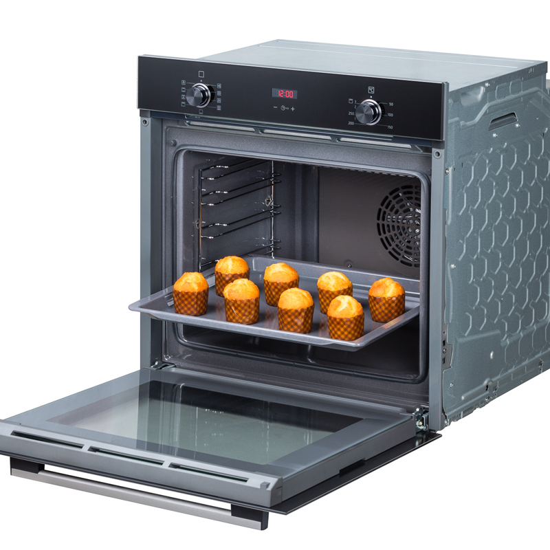 西门子(SIEMENS)嵌入式烤箱HB234ABS0W黑晶多功能家用烘焙电烤箱 71升大容量不锈钢管热风循环