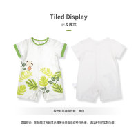 洛克泰迪连身衣2020夏季新款童装男连体卡通活力花色薄款上衣