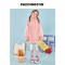 Paddington Bear帕丁顿熊童装女童卫衣春季连帽卫衣连衣裙