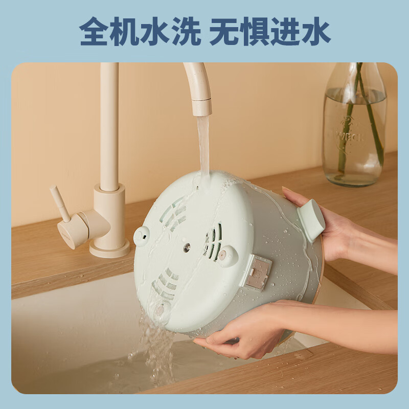 HYUNDAI电火锅家用多功能电煮锅电炒锅火锅家用锅蒸煮炒一体锅米黄色