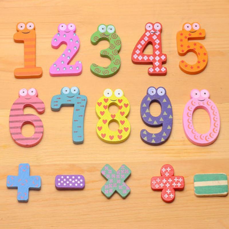 大写木质早教冰箱贴磁贴益智玩具磁性贴字母拼音数字贴儿童磁吸卡通贴