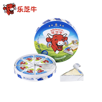 乐芝牛原味小三角型涂抹奶酪128g