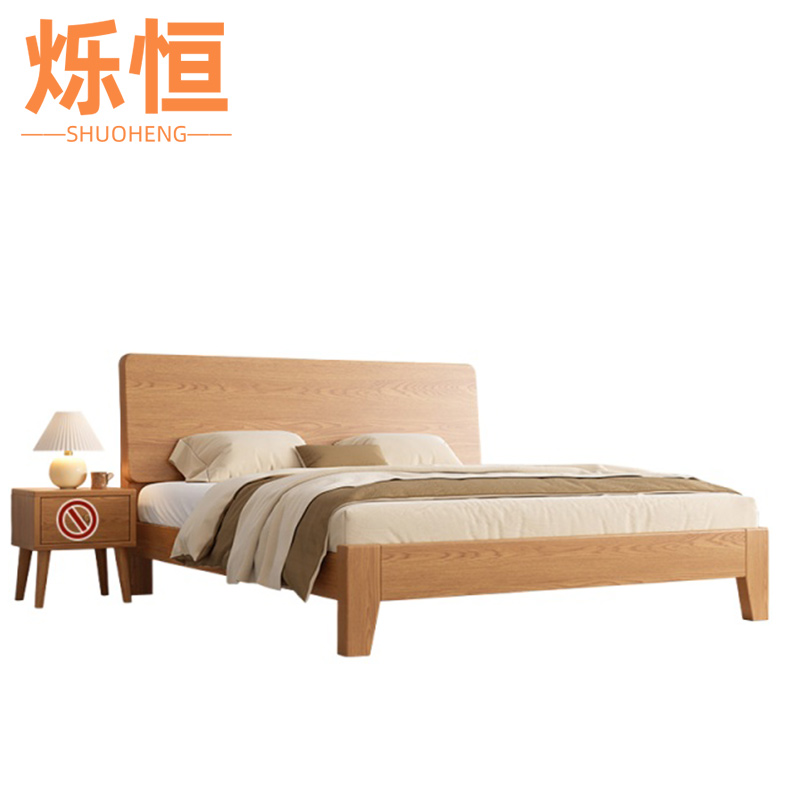 烁恒 职工床1.5*2m单床+床头柜*1 组高清大图