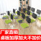 苏宁放心购培训椅带写字板带桌板折叠椅简约办公椅靠背椅记者会议室椅子A-STYLE家具
