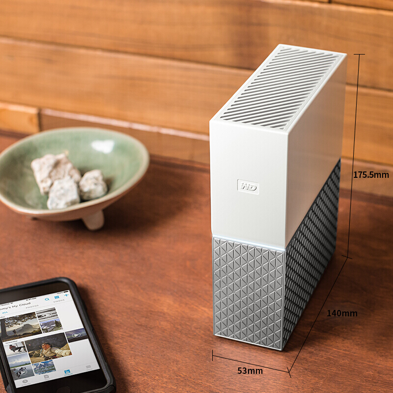 西部数据WDBVXC0060HWT 网络存储硬盘 家庭云存储 6TB 3.5英寸
