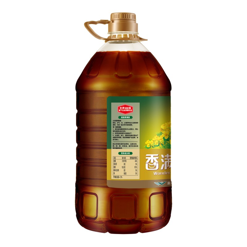香满园纯香非转基因菜籽油5升高清大图